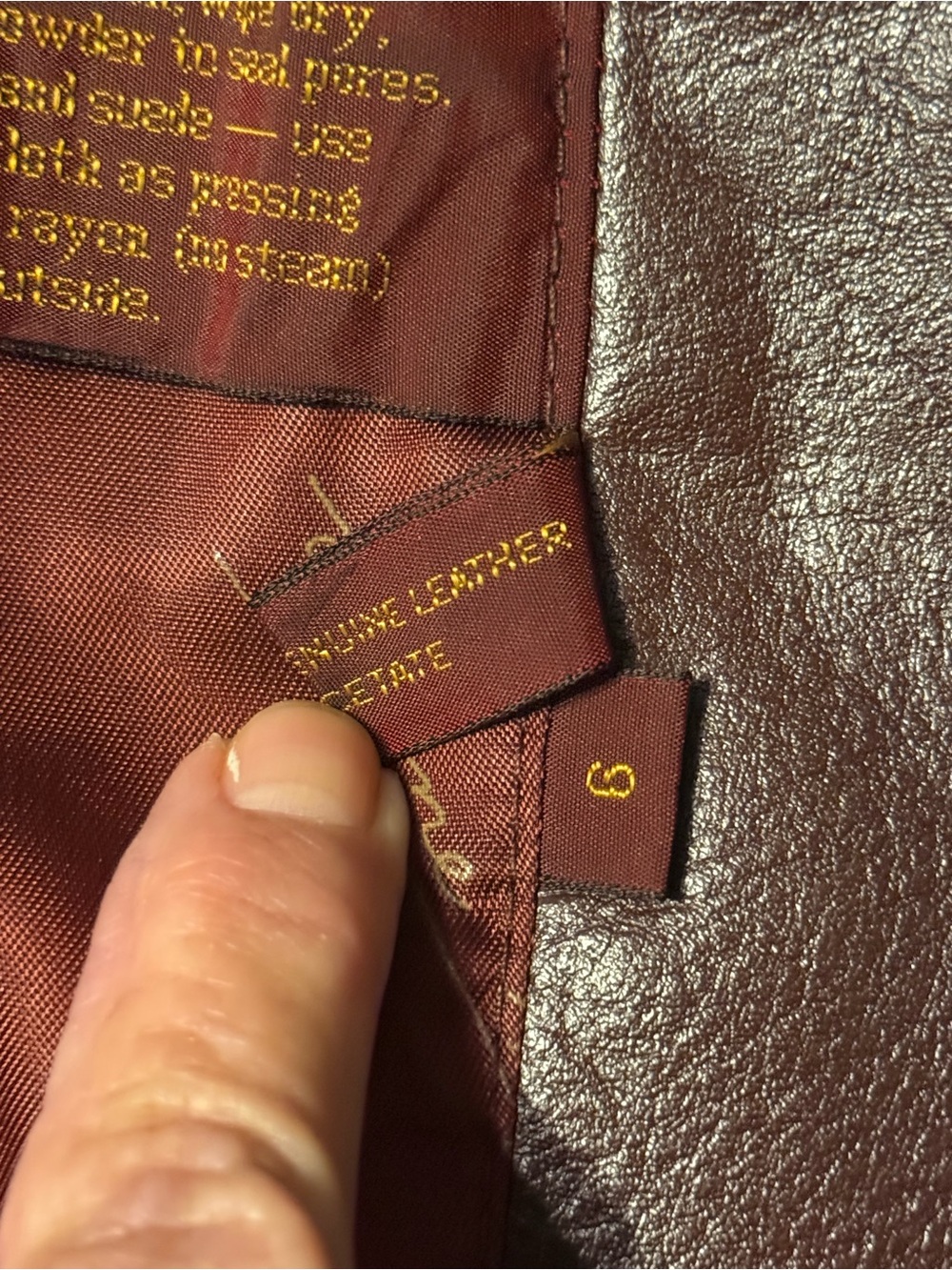 Etienne Aigner Burgundy Leather Blazer 6 - Picture 11 of 15